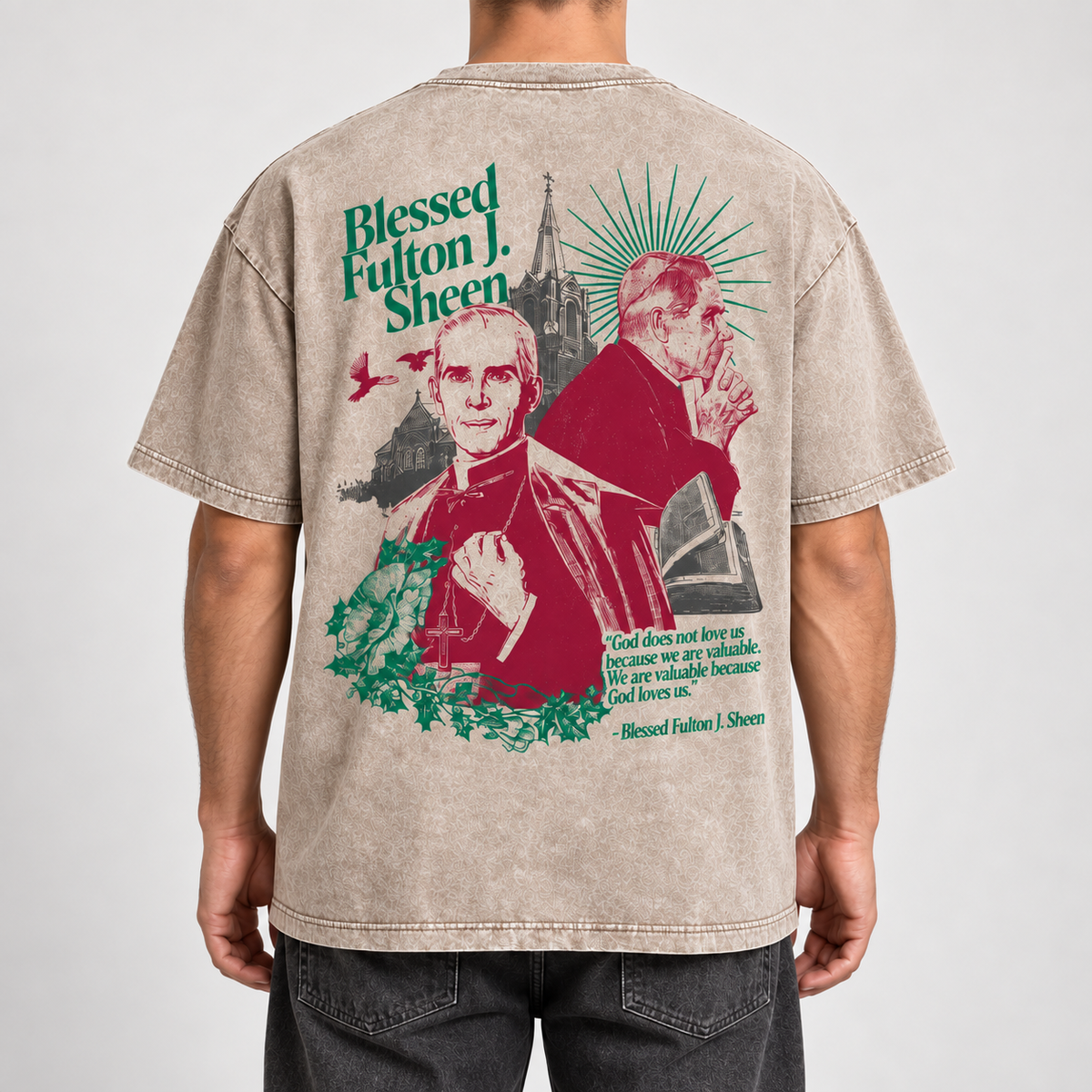 Archbishop Fulton J. Sheen Catholic T-Shirt