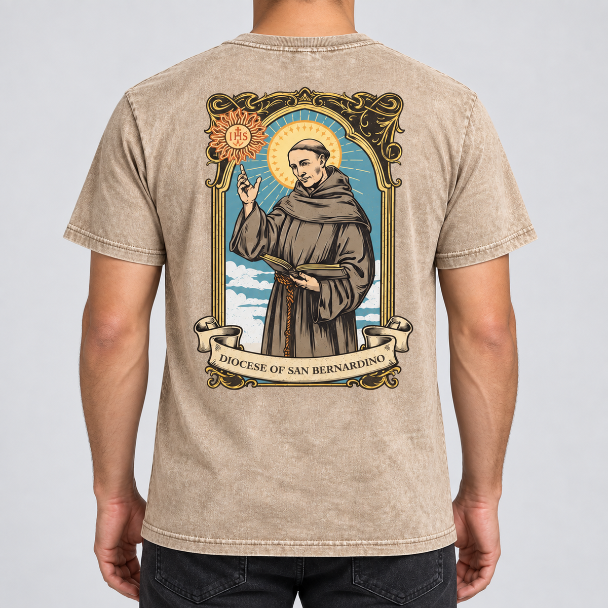 Saint Bernardine T-Shirt — Diocese of San Bernardino